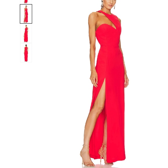 Amanda Uprichard xRevolve Gilda Gown, Red, Large - Picture 2 of 9